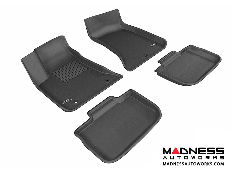 Chrysler 300/ 300C Floor Mats (Set of 4) - Black by 3D MAXpider (2011-2015)